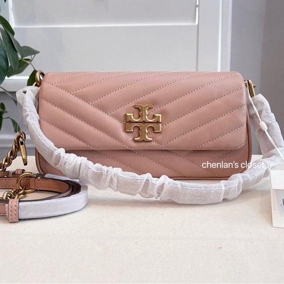 🌸NeW! 🔥 Tory Burch Kira Chevron Small Flap Shoulder Bag - Picture 8 of 17